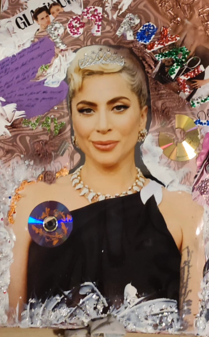 „POP ROYALTY“ – Collage über Lady Gaga
